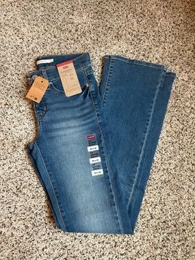 Levi's Blue Straight-Leg Denim Jeans